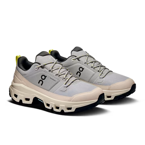 On Cloudrock Low Waterproof – Alloy | Ice