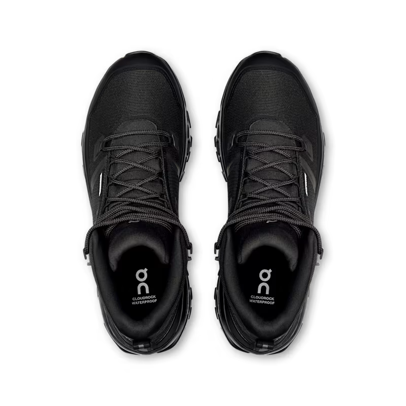 On Cloudrock Mid Waterproof "Black"