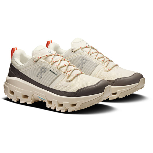 On Cloudrock Low Waterproof Hiking – Ivory | Ivory