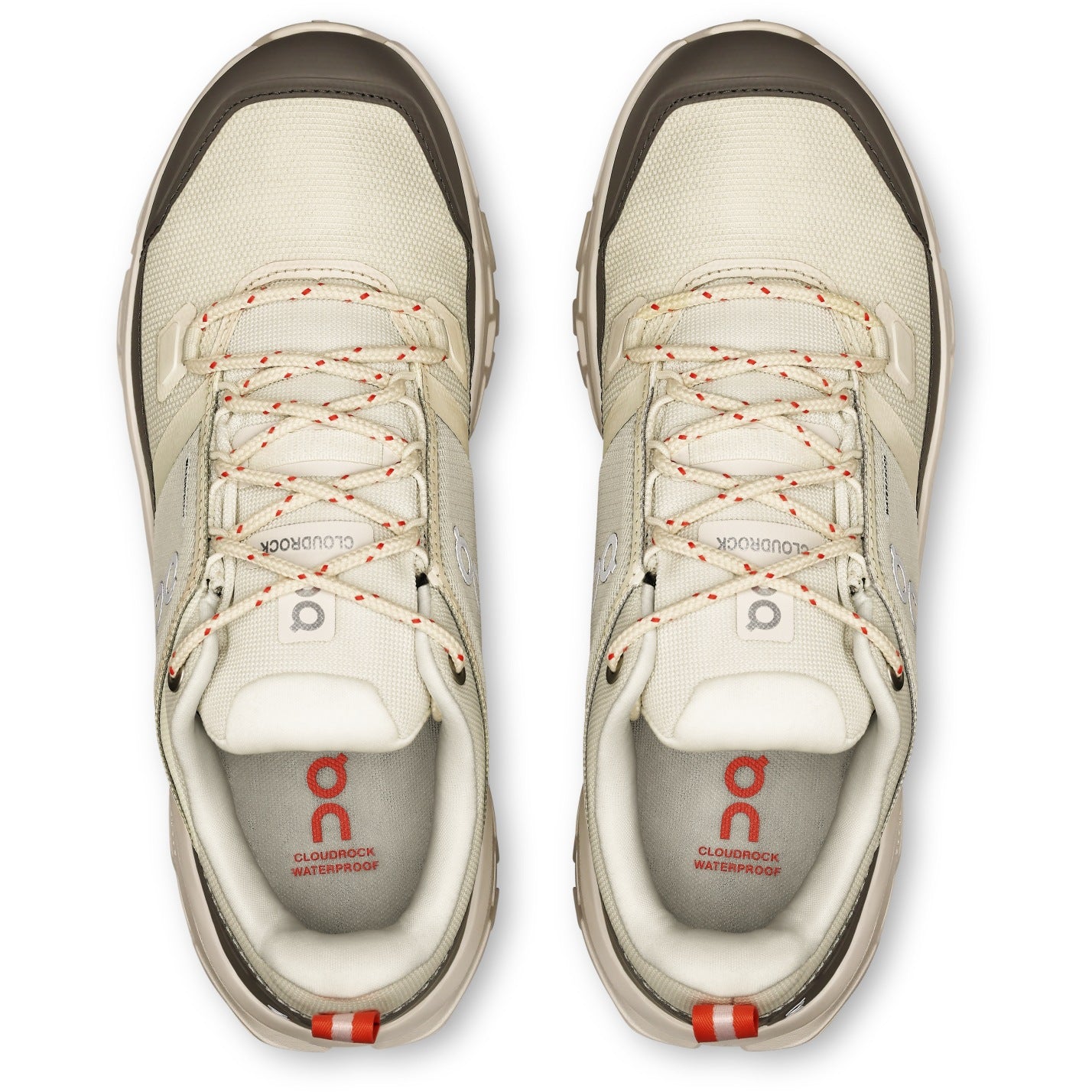 On Cloudrock Low Waterproof Hiking – Ivory | Ivory